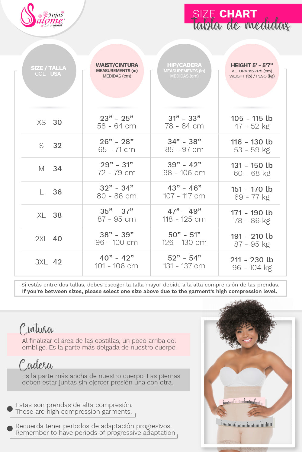 Salome waist shop trainer
