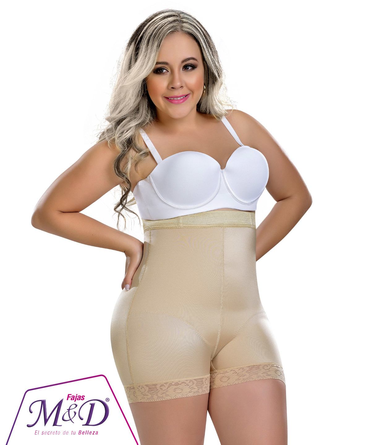 0216 M&D Invisible High Waist Short – Rosy's Shapers